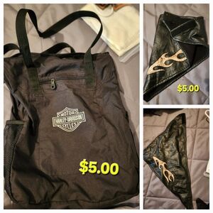 Harley-Davidson Black Backpack for Outdoor Adventures